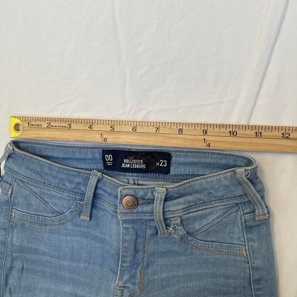 Hollister blue denim shorts size 00 - Picture 4 of 5